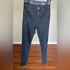 Desigual Black Skinny Jeans Modern Fit